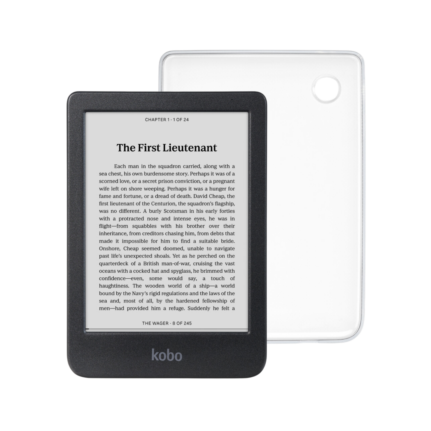 Kobo Clara BW eReader with Case Bundle