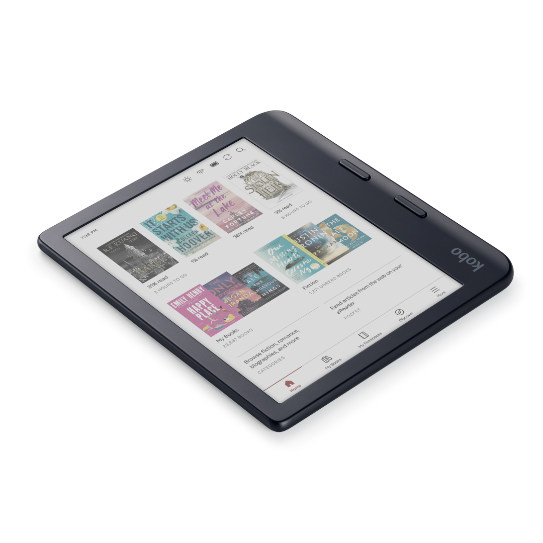 Kobo Libra Colour | eReader | 7" Glare-Free Colour E Ink Kaleido 3 Display | Dark Mode Option | Audiobooks | Waterproof