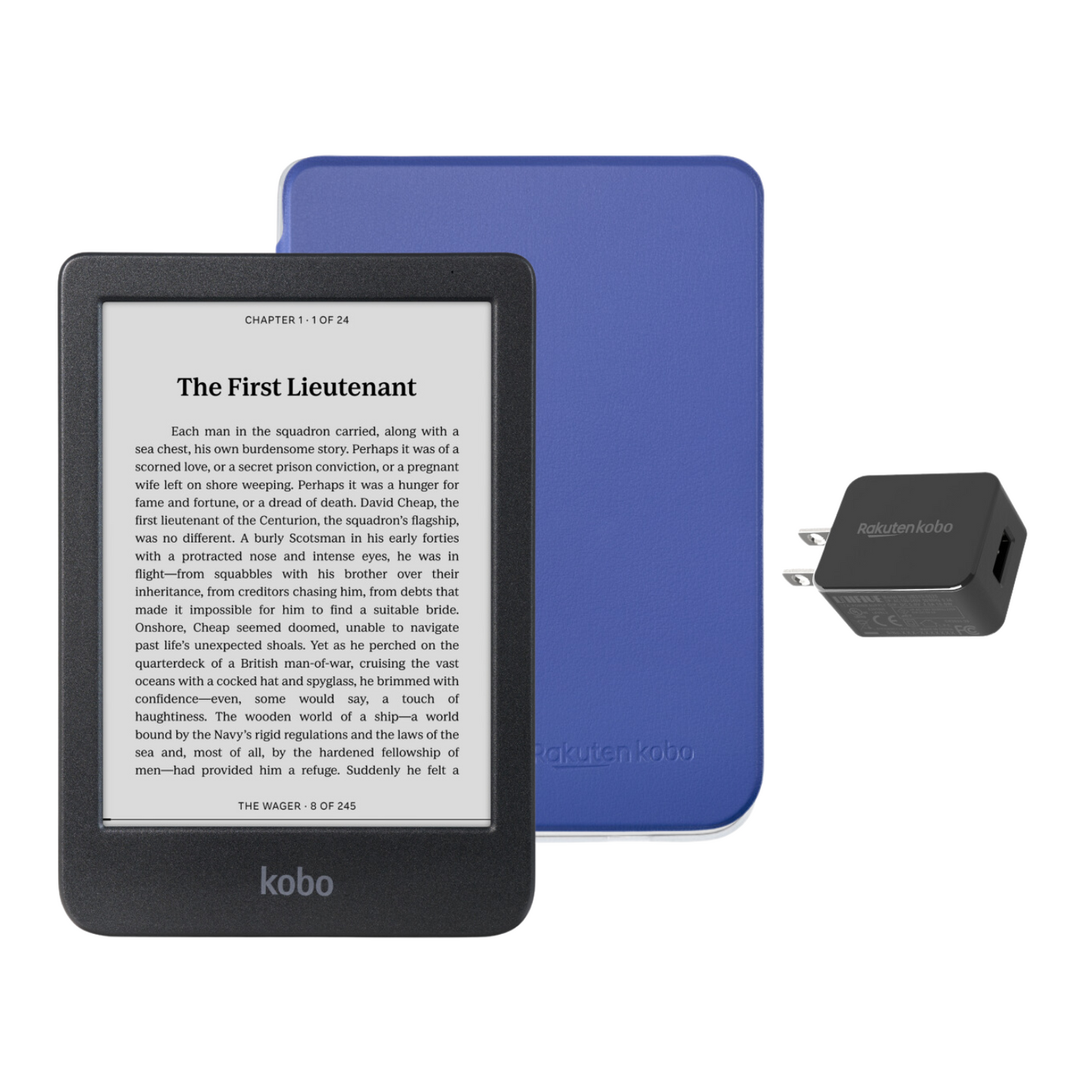 Kobo Clara BW eReader with Case Bundle