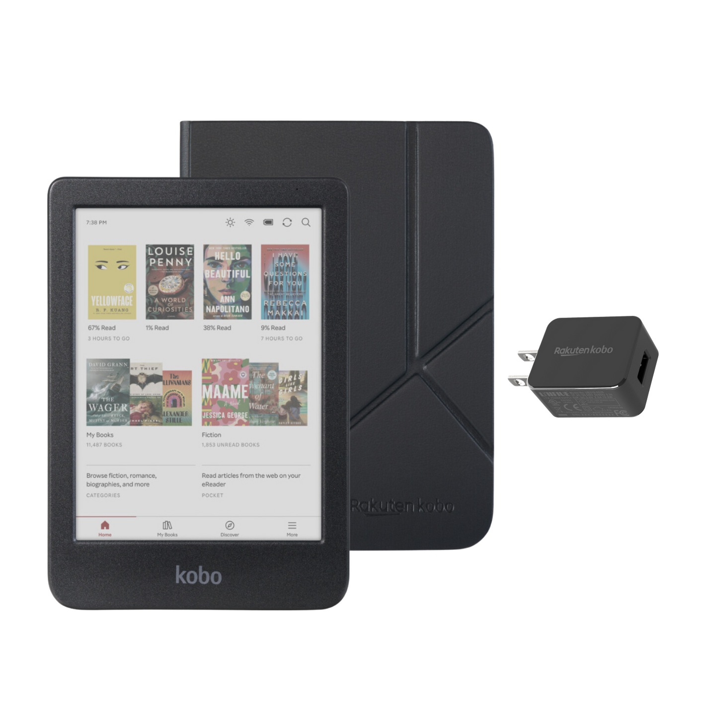 Kobo Clara Colour eReader with Case Bundle