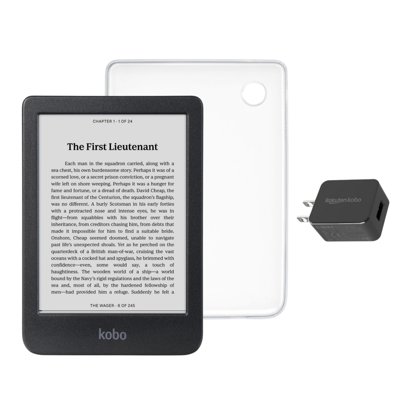 Kobo Clara BW eReader with Case Bundle