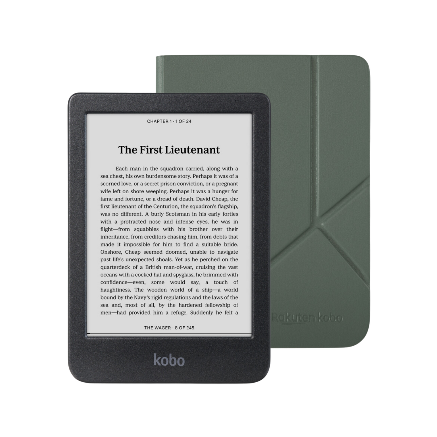 Kobo Clara BW eReader with Case Bundle