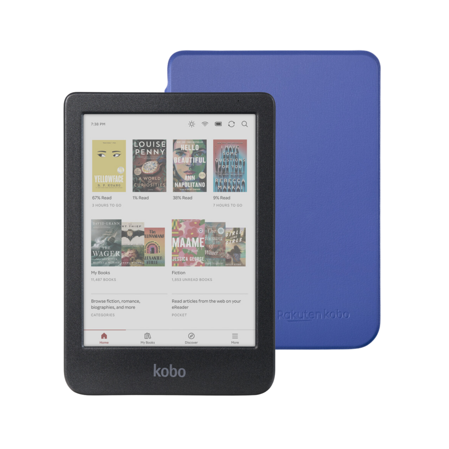 Kobo Clara Colour eReader with Case Bundle