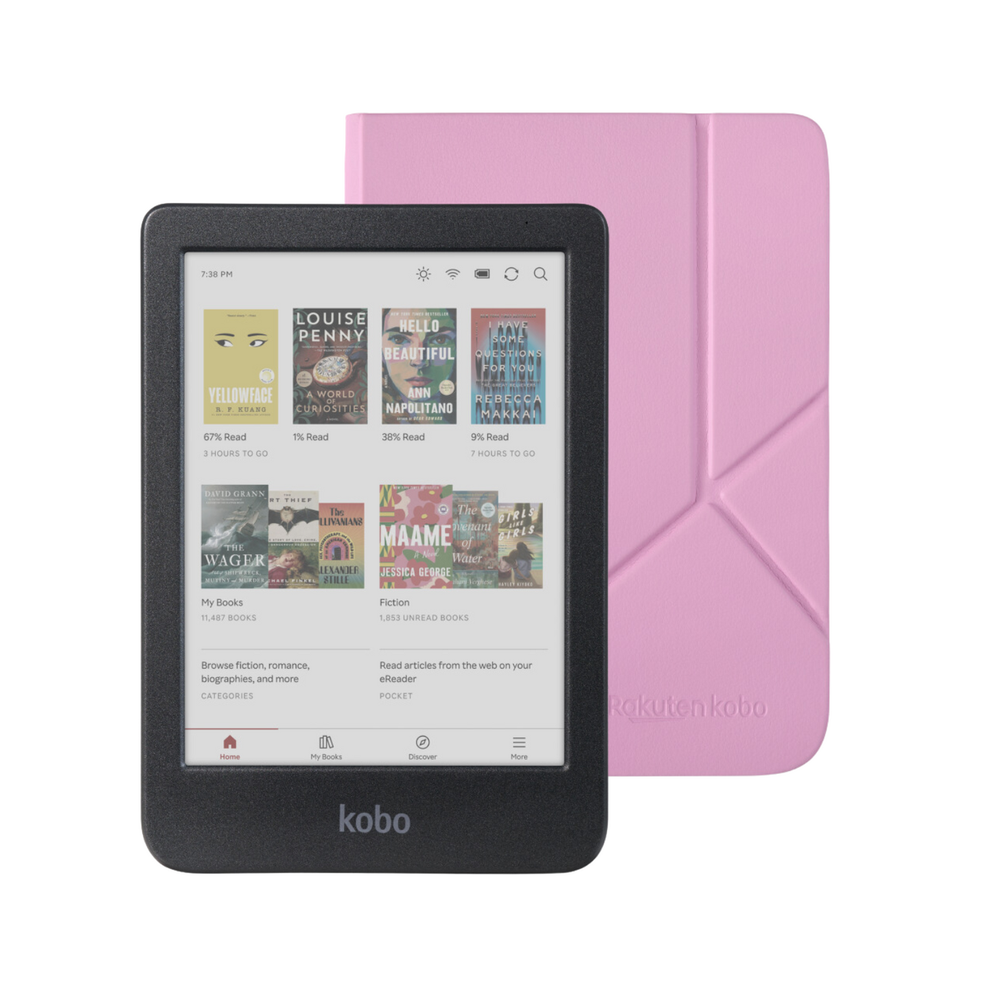 Kobo Clara Colour eReader with Case Bundle