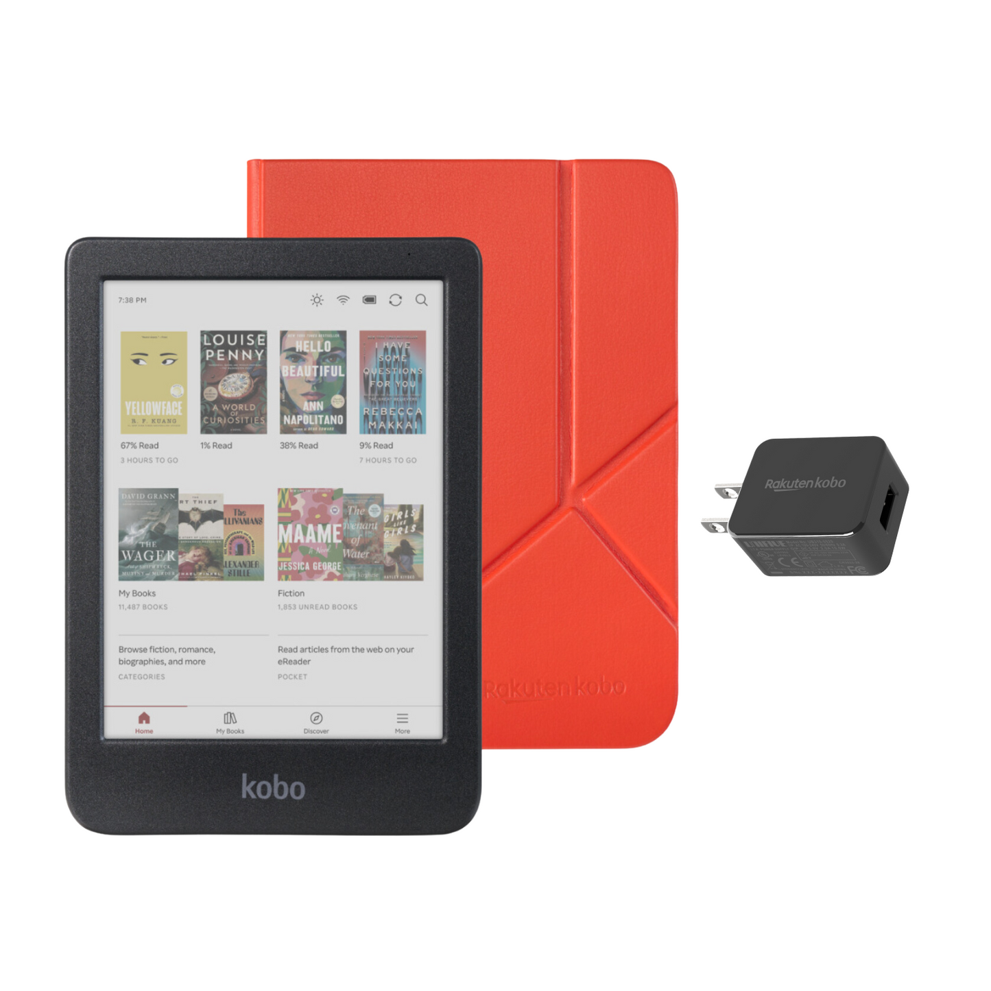 Kobo Clara Colour eReader with Case Bundle