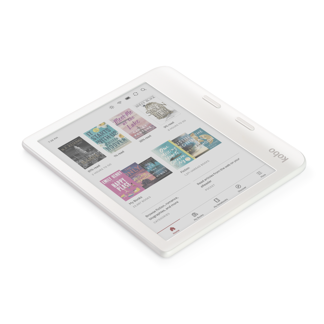 Kobo Libra Colour | eReader | 7" Glare-Free Colour E Ink Kaleido 3 Display | Dark Mode Option | Audiobooks | Waterproof