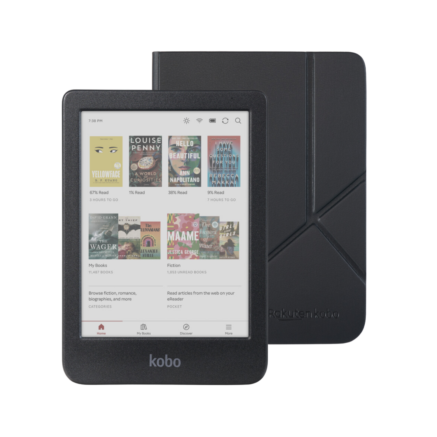 Kobo Clara Colour eReader with Case Bundle