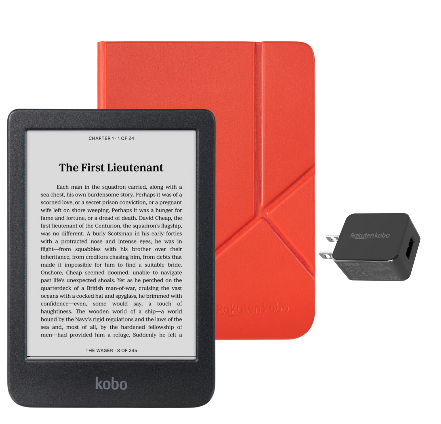 Kobo Clara BW eReader with Case Bundle