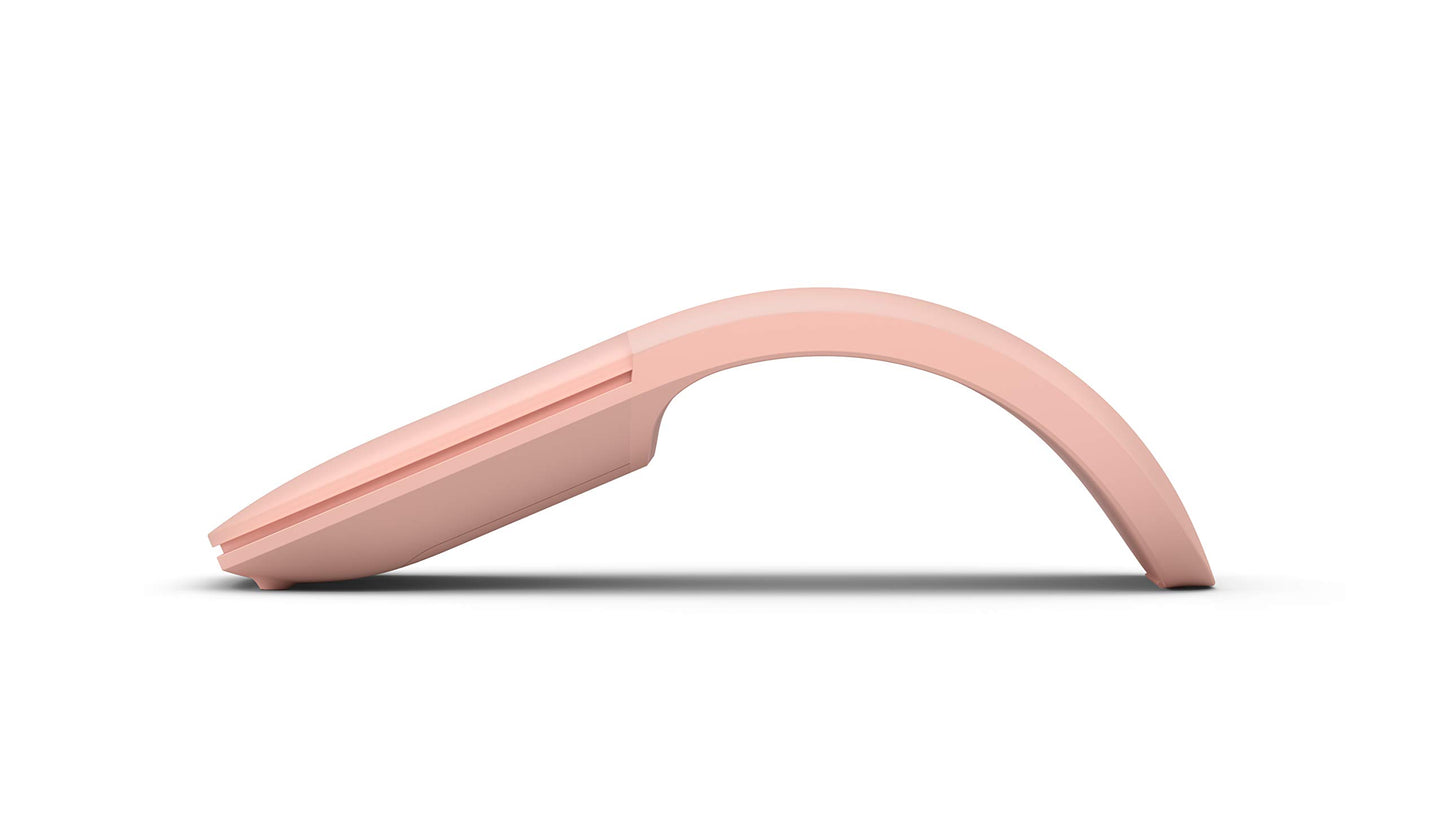 Microsoft ARC Mouse – Soft Pink. Sleek,Ergonomic Design, Ultra Slim and Lightweight, Bluetooth Mouse for PC/Laptop,Desktop Works with Windows/Mac Computers