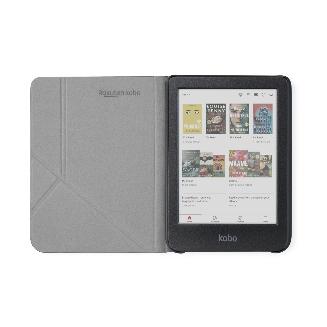 Kobo Clara Colour/BW SleepCover Case | Sleep/Wake Technology | Built-In 2- Way Stand | Vegan Leather | Compatible with 6" Kobo Clara Colour/BW eReader