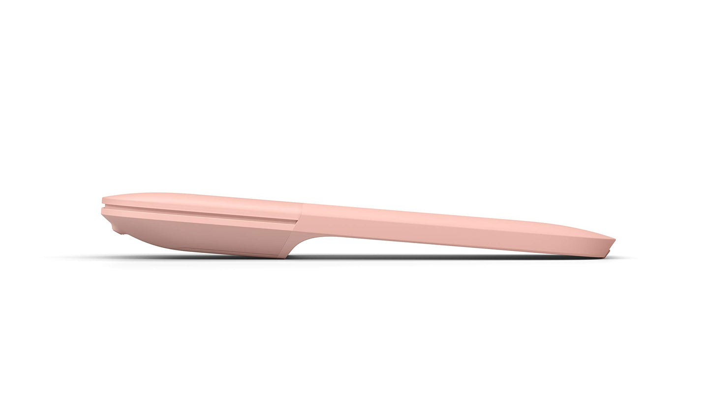 Microsoft ARC Mouse – Soft Pink. Sleek,Ergonomic Design, Ultra Slim and Lightweight, Bluetooth Mouse for PC/Laptop,Desktop Works with Windows/Mac Computers