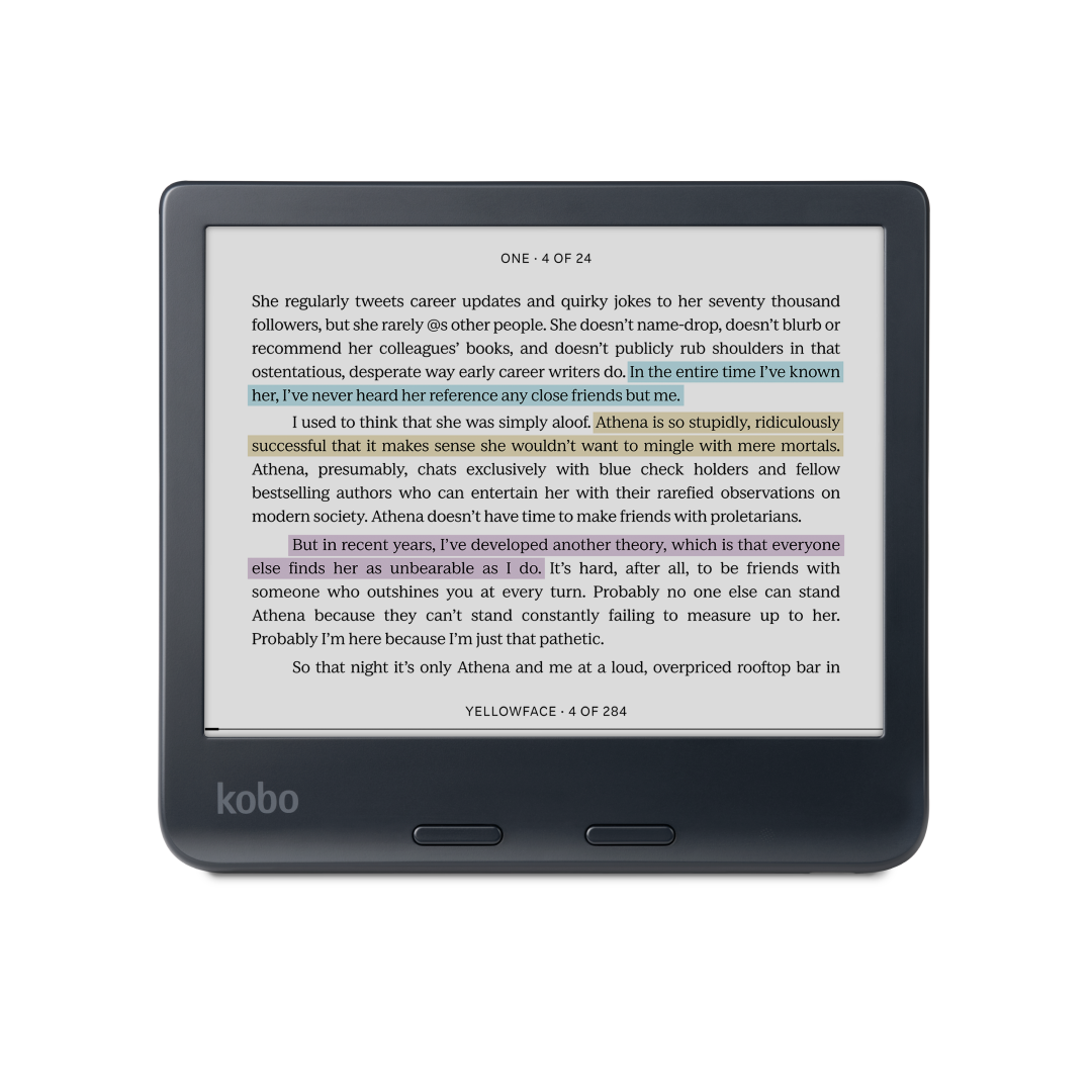 Kobo Libra Colour | eReader | 7" Glare-Free Colour E Ink Kaleido 3 Display | Dark Mode Option | Audiobooks | Waterproof