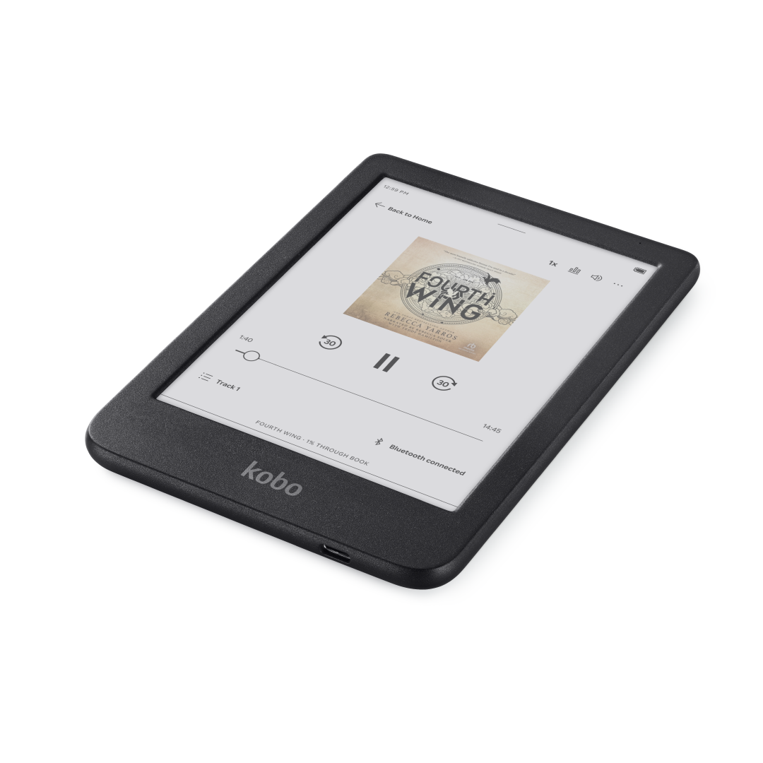 Kobo Clara Colour | eReader | 6" E Ink Kaleido 3 Color Display with ComfortLight PRO | Dark Mode Option | Audiobooks | Waterproof | 16GB of Storage | Black