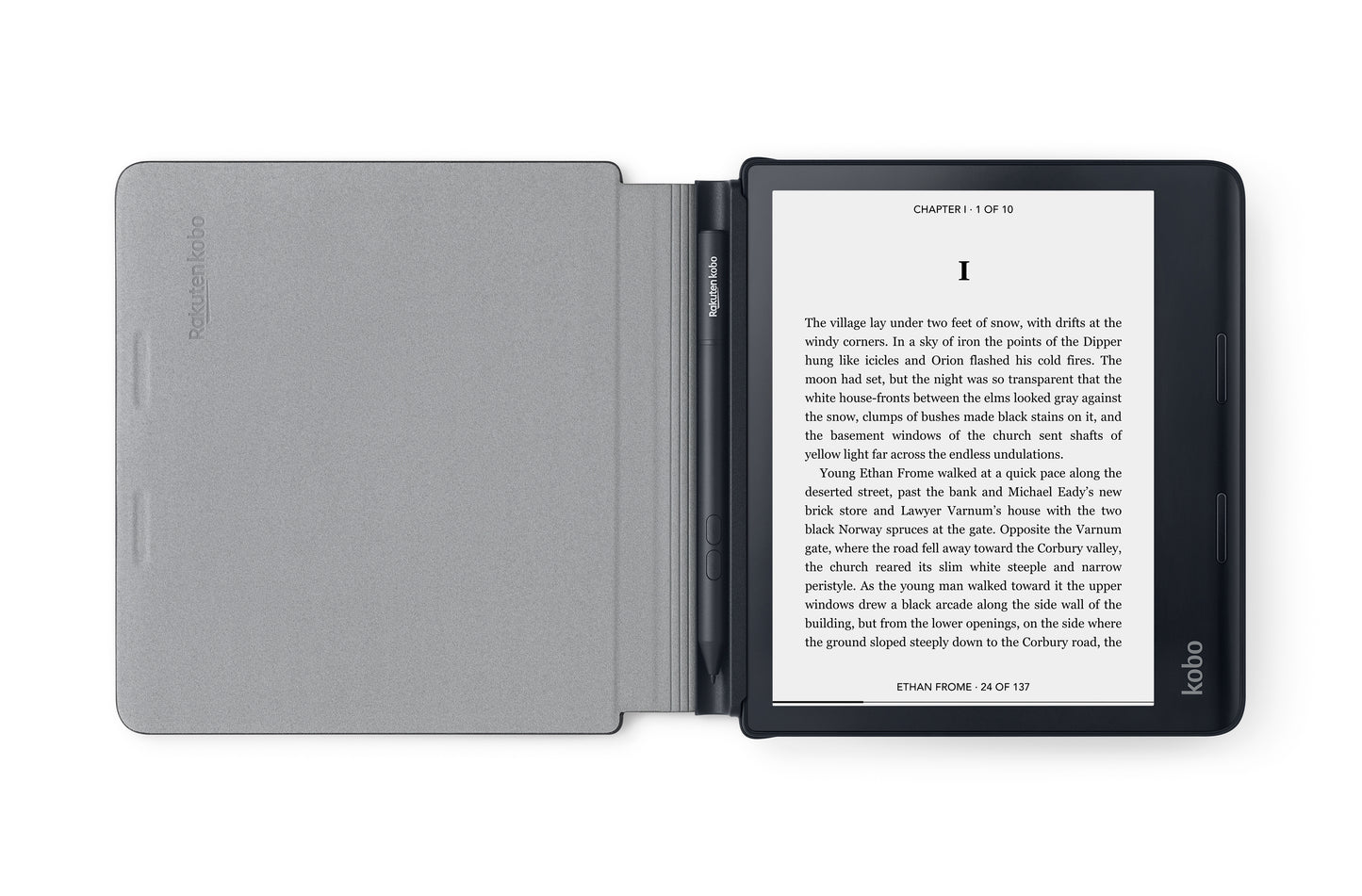 Kobo Sage PowerCover Battery Cover (Black).