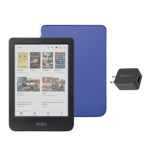 Kobo Clara Colour eReader with Case Bundle