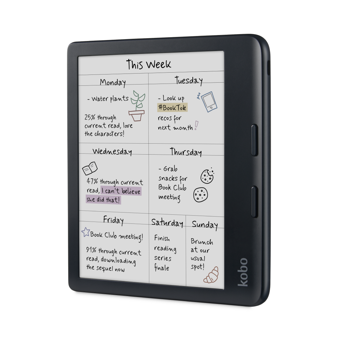 Kobo Libra Colour | eReader | 7" Glare-Free Colour E Ink Kaleido 3 Display | Dark Mode Option | Audiobooks | Waterproof