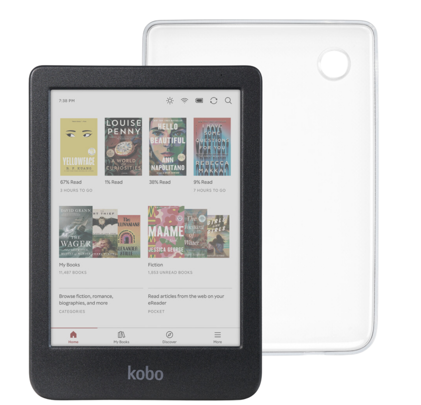 Kobo Clara Colour eReader with Case Bundle