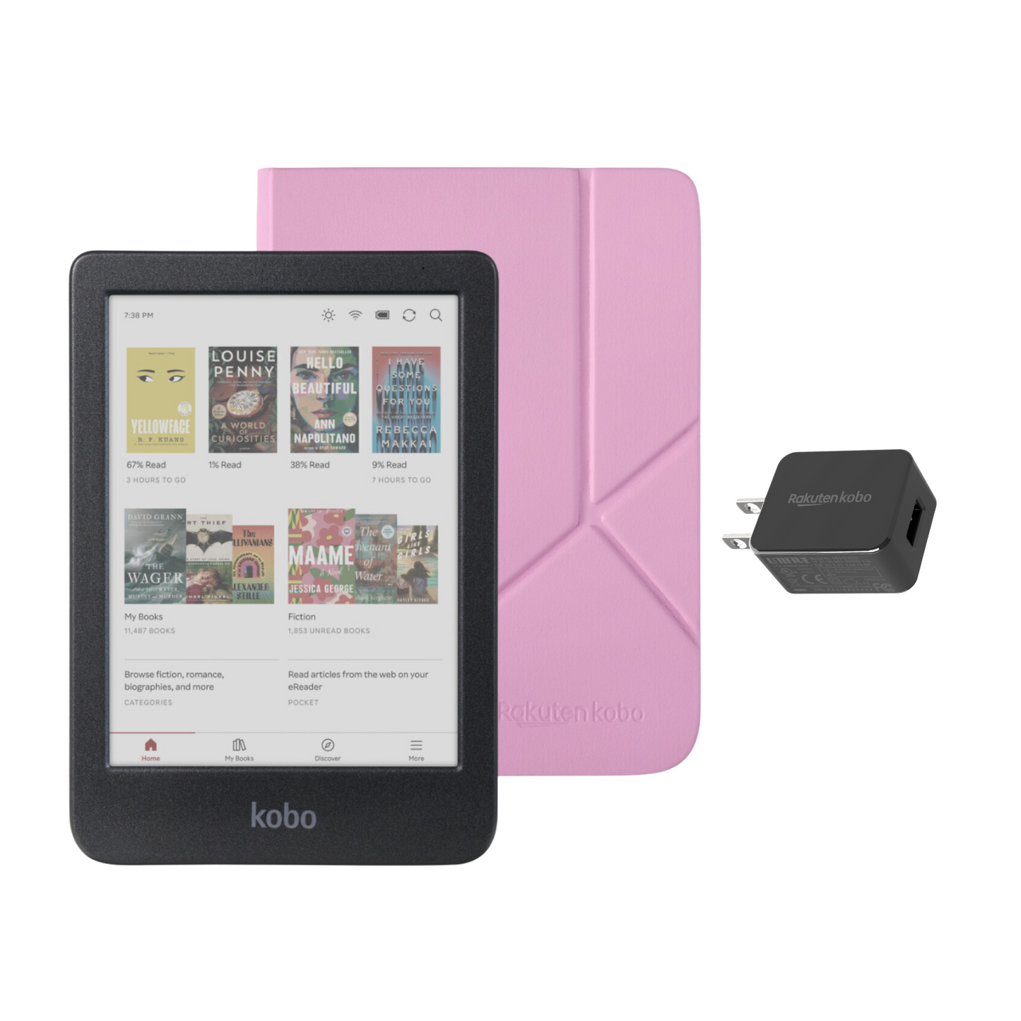 Kobo Clara Colour eReader with Case Bundle