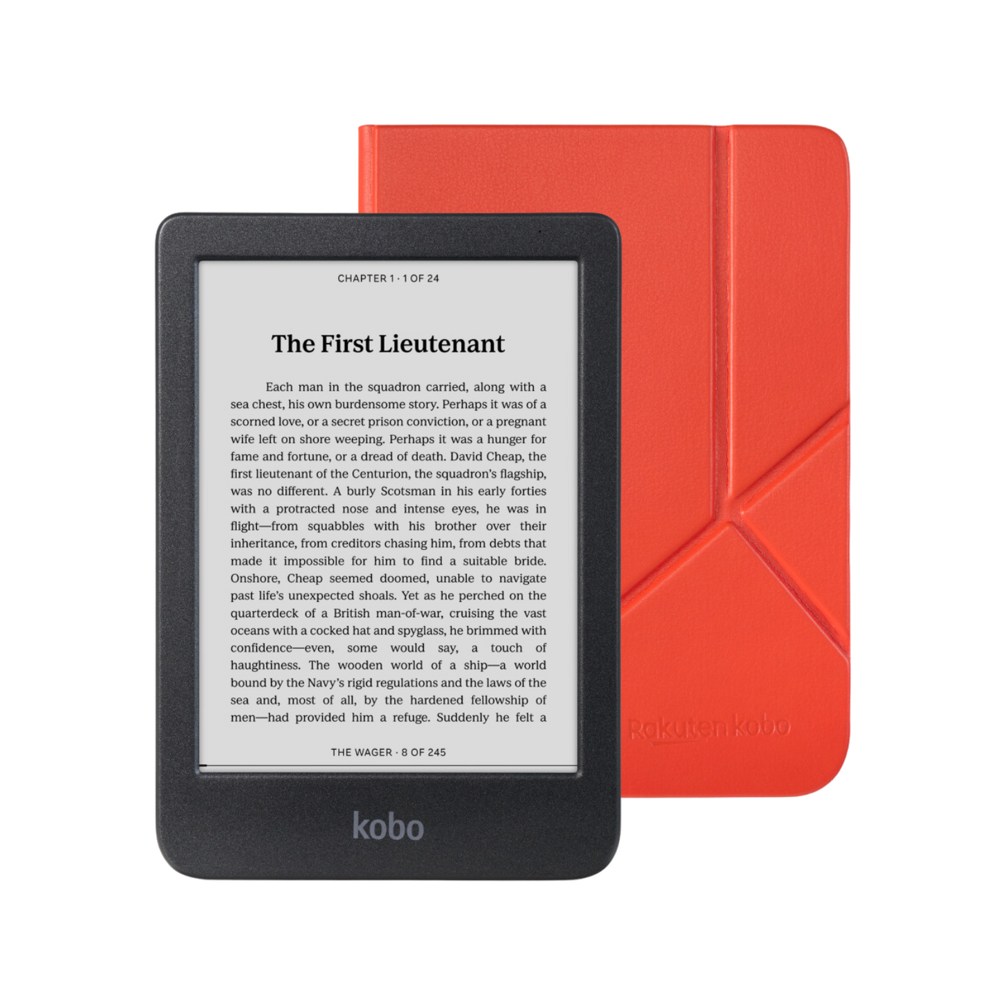 Kobo Clara BW eReader with Case Bundle