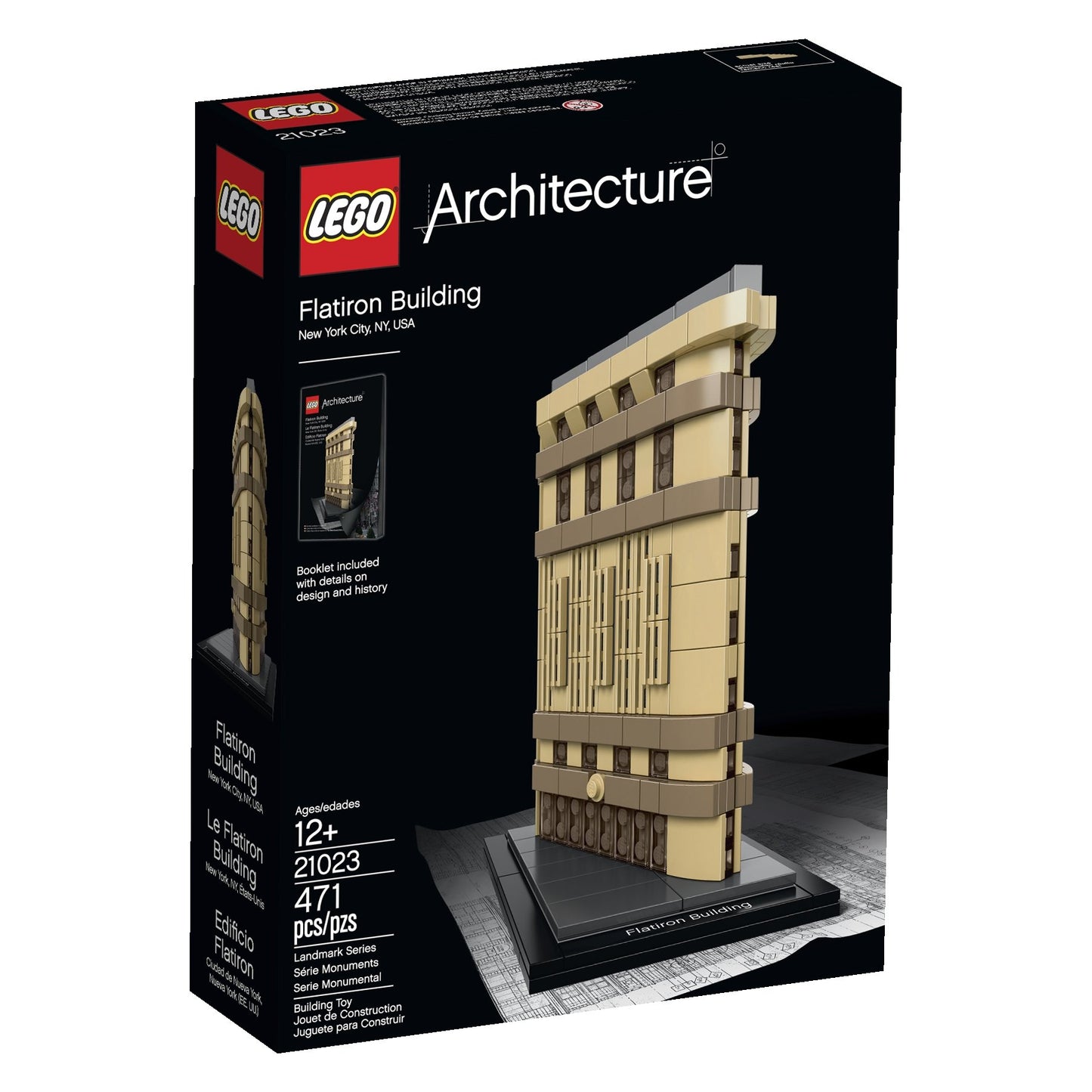 LEGO Architecture Flatiron Building NYC 21023 Building Kit (471 pcs)